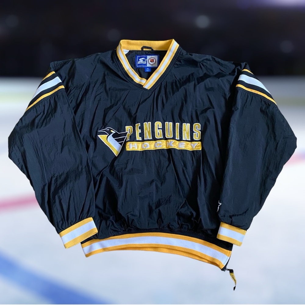 Starter Official NHL Pittsburgh Penguins Hockey Pullover Jacket